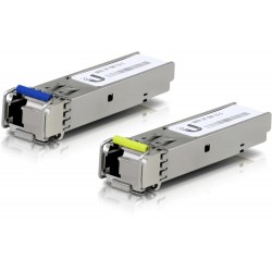 Ubiquiti Bi-Directional Single-Mode LC SFP Transceiver Kit (2-Pack) (UACC-OM-SM-1G-S-2)