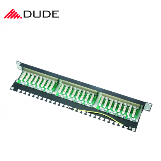 DUDE CAT5E 24 ports FTP Patch Panel