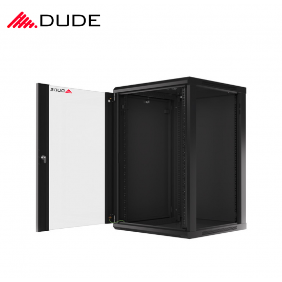 DUDE 18U 600x600 Wall-Mounted Rackmount Cabinet