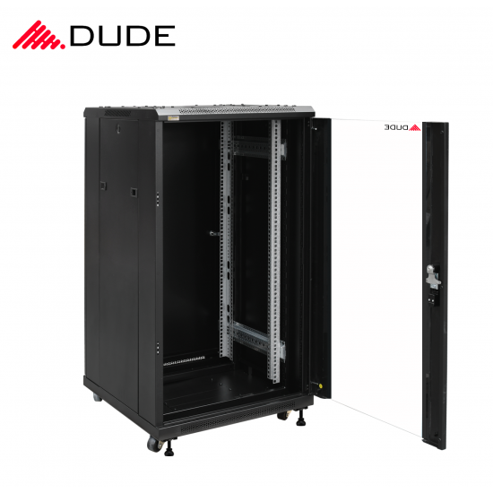 DUDE 22U 600x600 Floor Standing Rack Cabinet