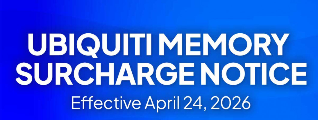 Ubiquiti объявил о введении Memory Surcharge