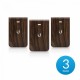 Ubiquiti In-Wall HD Covers Wood 3-pack (IW-HD-WD-3)