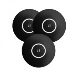 Ubiquiti Access Point nanoHD / U6 Lite Black Cover, 3-Pack (nHD-cover-Black-3)