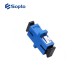 SOPTO Adaptor Simplex SC/SC Female to Female UPC SM Plastic shell with Ears with Spring strip SPAD-SCF-SCF-U-SS-PES
