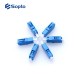 SOPTO Adaptor Simplex SC/SC Female to Female UPC SM Plastic shell with Ears with Spring strip SPAD-SCF-SCF-U-SS-PES