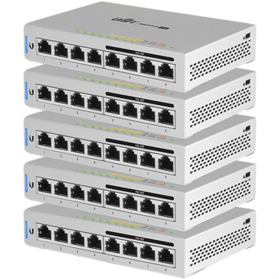 Ubiquiti UniFi Switch 8 60W 5-pack (US-8-60W-5)