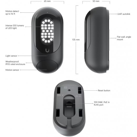 Умный прожектор Ubiquiti UniFi Protect Flood Light (UP-FloodLight)
