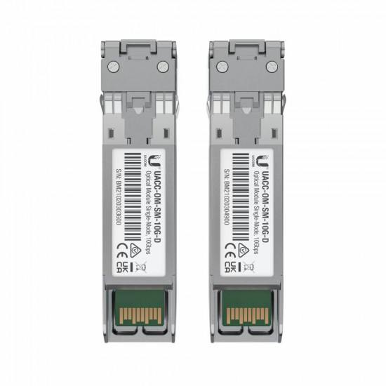 Ubiquiti 10G Single-Mode Duplex Optical Module 2-Pack (UACC-OM-SM-10G-D-2)