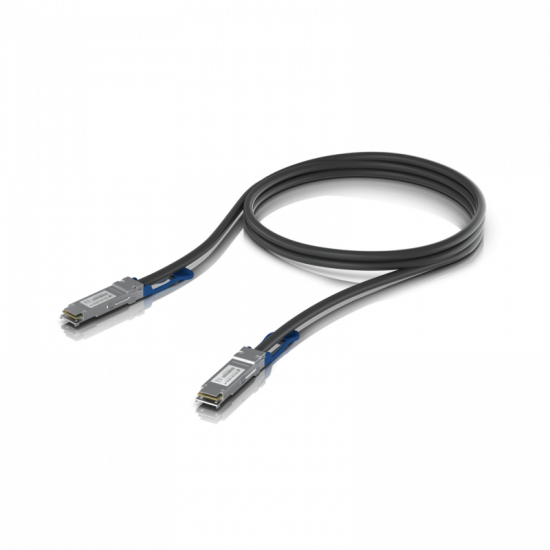 UniFi медный кабель прямого подключения 100Gbps 1 м (UACC-DAC-QSFP28-1M)